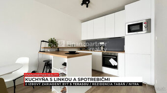 Prenájom - zariadený 2 izbový byt, Rezidencia Tabáň, Nitra - 4