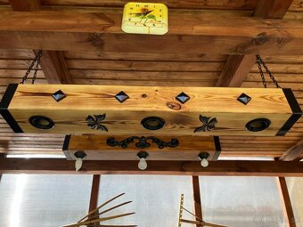 Lustre drevený hranol - 4