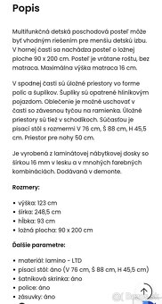 Detská poschodová posteľ - 4