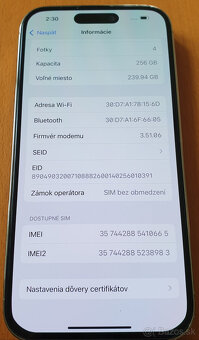 iPhone 14 PRO GOLD 256GB 91% tná výhodná cena - 4