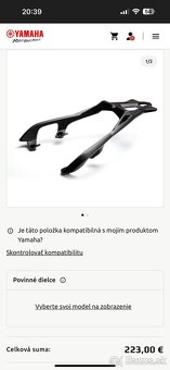 Držiak na kufor na Yamaha Tmax - 4