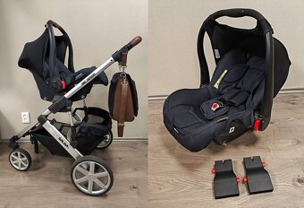 Kočík ABC Design Salsa 4 Navy trojkombinácia 3v1 - 4
