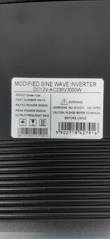 Menič napätia 12V na 230V - 4