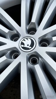✅Disky Skoda sirius 5x112 r19 + zimné 235/40 - 4