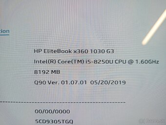 predám na diely/opravu HP ELITEBOOK x360 1030 g3 - 4