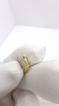 Zlatý náhrdelník lanko s anielikom - 4