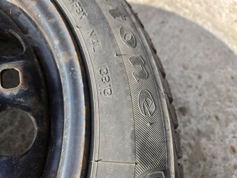 Plechové disky 5x100 + zimné pneu 185/55r15 - 4
