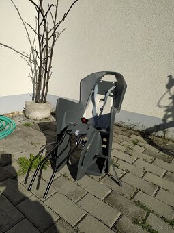 Bicykel s detskou sedackou cerveny - 4