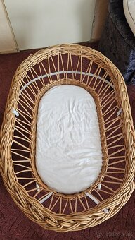 Prútený košík pre bábätko - 4