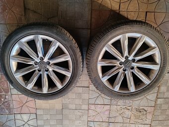 4x Letne pneu 255/45 r19 plus alu disky AUDI - 4