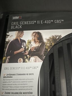 WEBER GENESIS II S410 GBS STAINLESS STEEL NOVÝ - 4