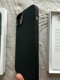 NOVÝ kryt pre Apple 15 Plus tkaninový - zelený - 4
