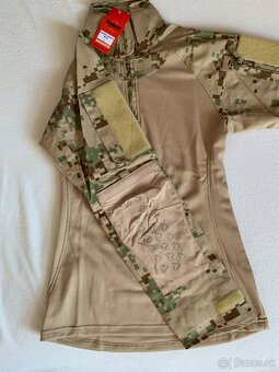 Taktické tričko combat púštne vzor digital - 4