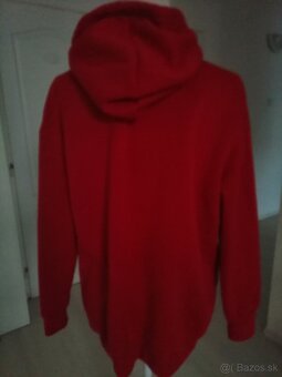 Mikina dámska nova značková Calvin Klein červená vel. L - 4