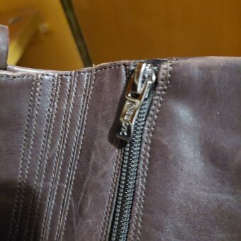 Čižmy kožené vysoké Högl - 4