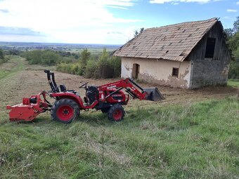 Práca s malotraktorom - 4