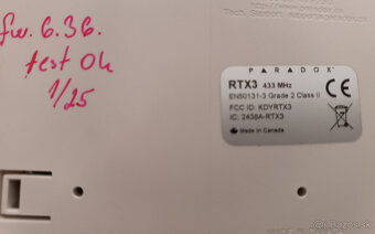 ⚡️ NOVÝ Paradox bezdrát nadstavba RTX-3 433MHz ⚡️ - 4