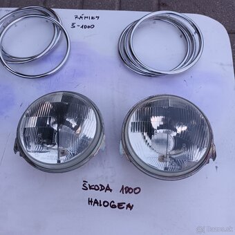 Predám predné Svetla SKODA 1000 MB - 4