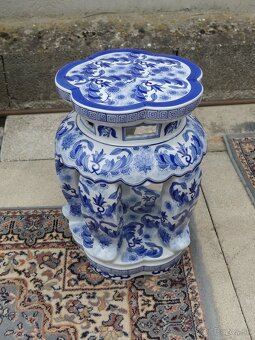 porcelánové vázy a kvetináče v štýle modro-biele lacno - 4