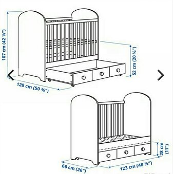 Postieľka Ikea GONATT - 4