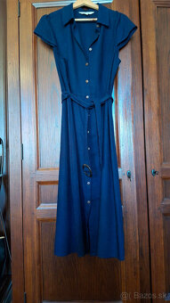 modré šaty - L - nové - 4