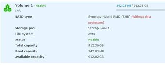 NAS Synology DS215j 1TB - 4