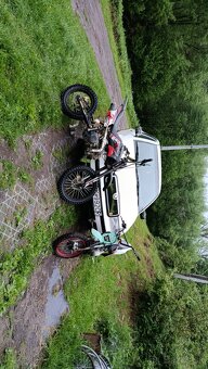 Predám pitbike 125cc 17/14 kolesá - 4