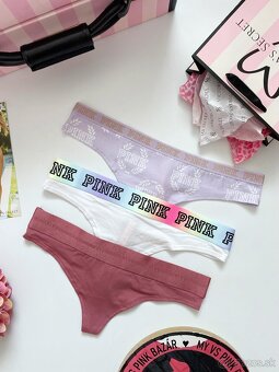 Victoria’s Secret PINK tanga nohavičky S - 4