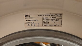 Práčka LG model F74A8QDS - 4