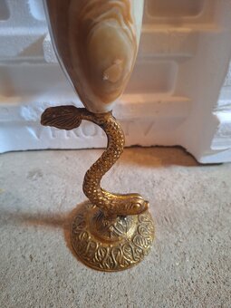 Starozitna mosadzna lampa - 4