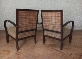 Dve kresla starožitné 1930-40 - 4