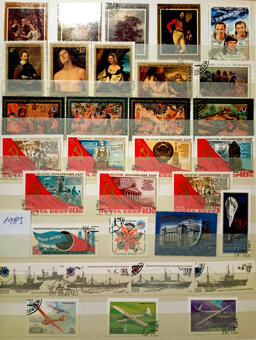 Predám poštové známky CCCP 1981 - 1991 - 4