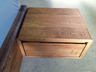 Dubová posteľ bez čela Vilma - 4