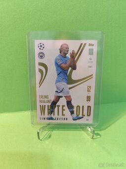 Topps match Attax extra 2024/25 white gold Mbappé/Haaland - 4