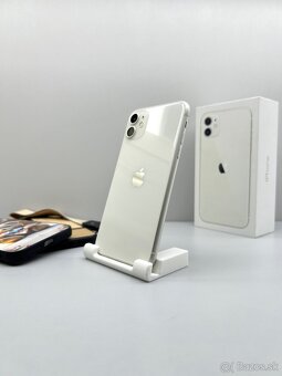 iPhone 11 WHITE NOVÁ BATÉRIA 100%+ CUTE KRYTY - 4