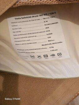 balistická nepriestreľná vesta taktická policia nosič plátov - 4