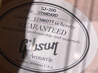 Gibson SJ-200 Standard - 6-strunová - 4