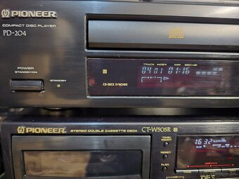 Pioneer A504R, CT-W505 , PD-204 hifi zostava - 4
