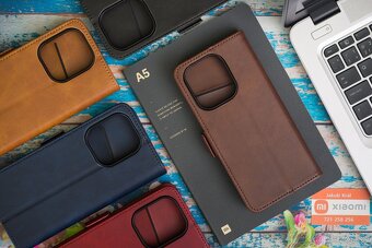 Zatváracie puzdro s bočným pásikom pre Xiaomi, Redmi a Poco - 4