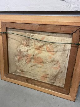 B1. obraz, platno, olejomalba, 61 x 71 cm - 4