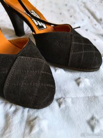 Kožené elegatné topánky / sandále - 4