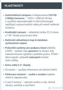 Automobilová navigácia s integrovanou Full HD kamerou (1080p - 4