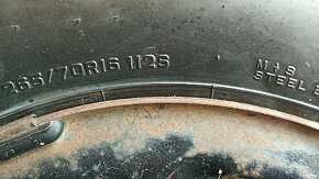 Rezerva z Nissan Patrol 265/70 R16 - 4