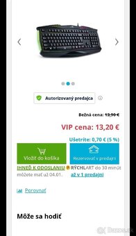 Herná klávesnica, myš - 4