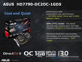 ASUS Radeon HD 7790 1GB DDR5 - tichá a úsporná herná karta - 4