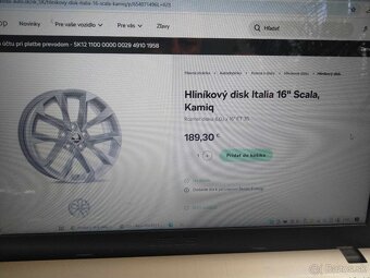 16" alu ŠKODA SCALA,KAMIQ originál. - 4