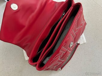 Karl Laagerfeld kabelka červená crossbody - 4