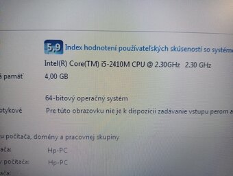 predám notebook HP PROBOOK 6560B , Windows 7 ,bez bat. - 4
