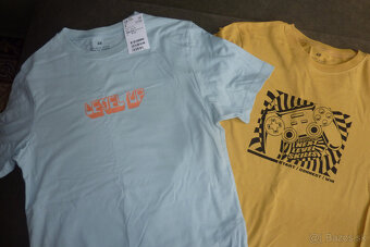 SET 3 ks tričiek značka HM, v.146/152, 100% bavlna, NOVÉ - 4