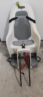 Detská sedačka na bicykel - zadná, dva držiaky - 4